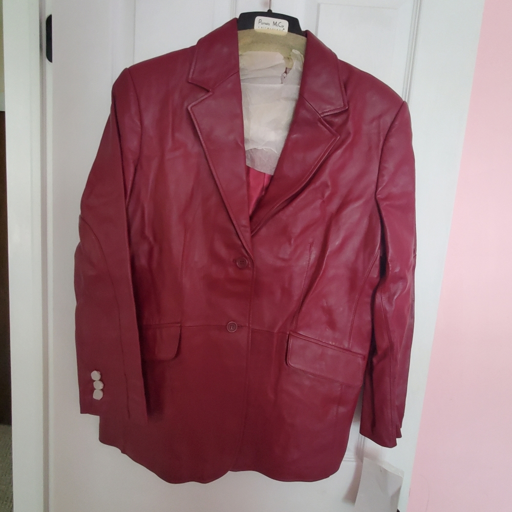 Leather jacket